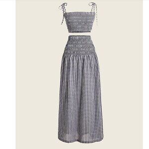 J. Crew, Gingham Skirt & Bandeau, Size Small